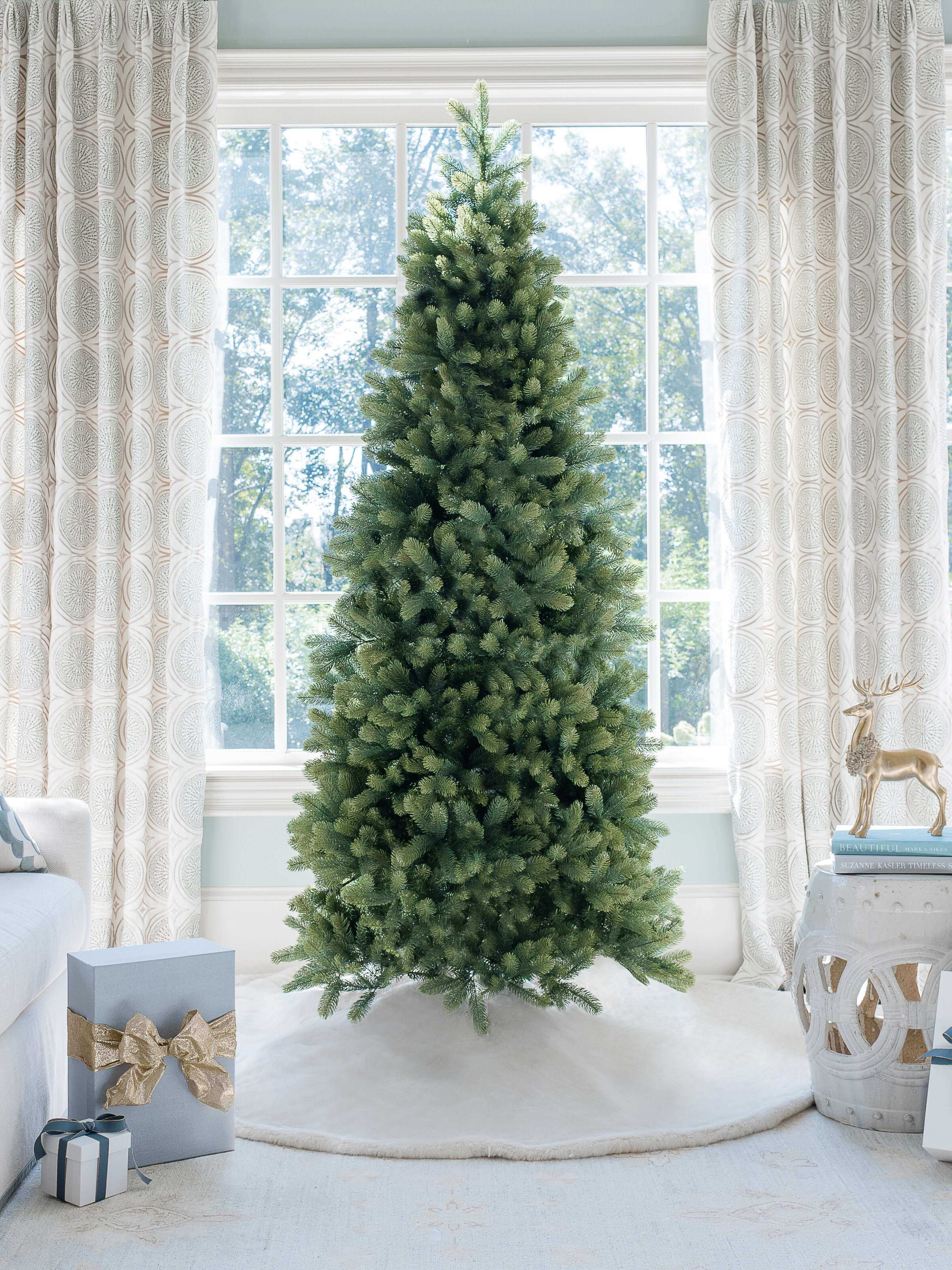 Sapin de Noël Artificiel Royal Fir® Slim – 360 cm, Sans Lumières, Élégance Majestueuse