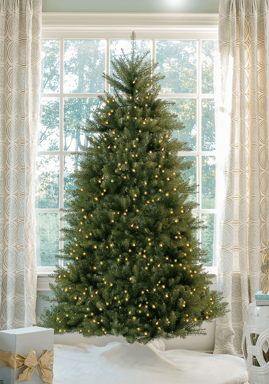Sapin de Noël Artificiel Yorkshire Fir® – 230 cm, avec LED Blanc Chaud | Open Box – Vente Finale