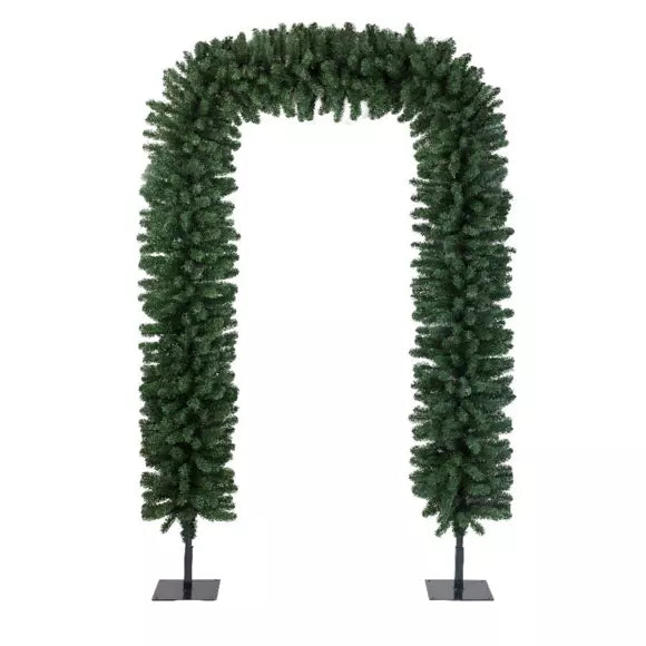 Arche Géante de Sapin – Décoration Festive 240 cm | Entrée Magique & Ambiance de Noël