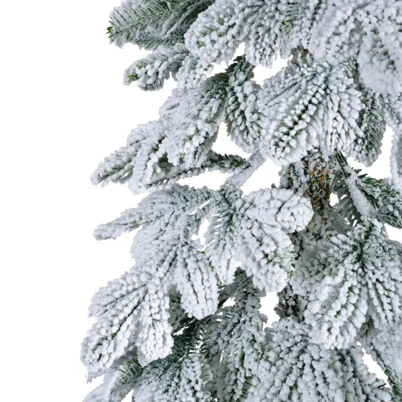 Sapin Artificiel Enneigé “Sierra” – 120 cm | Ambiance Hivernale & Charme de Noël