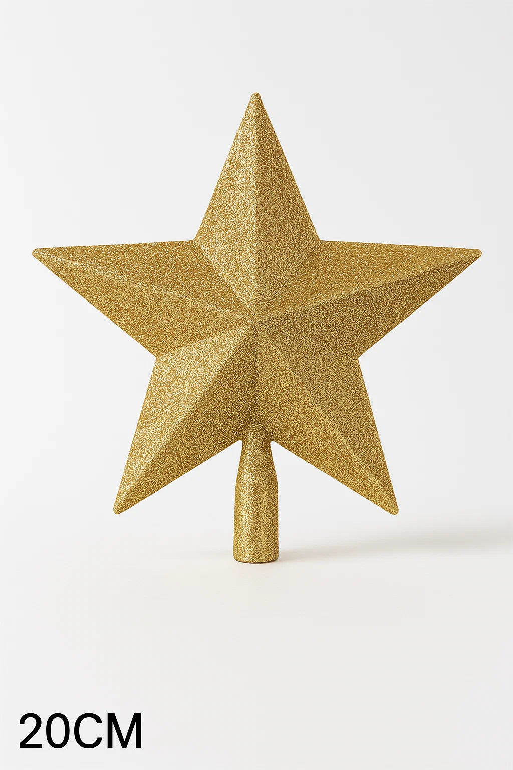 Cimier de Sapin Alpine Or – Étoile Dorée Élégante pour Sommet de Sapin de Noël